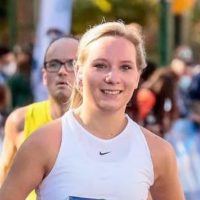 Mareike beim Marathon